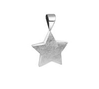 Nenalina Stern Charm Astro Matt Basic Halskette 925 Silber OneSize Damen