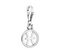 Nenalina Sternzeichen Fische Karabiner Charm Anhänger für Bettelarmband aus 925 Sterling Silber 713292-000