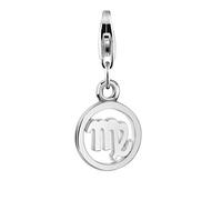 Nenalina Sternzeichen Jungfrau Karabiner Charm Anhänger für Bettelarmband aus 925 Sterling Silber 713298-000