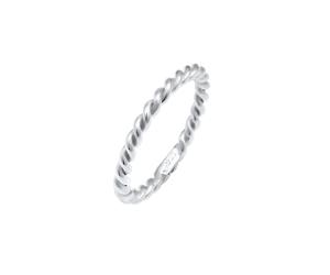 Nenalina Twisted Gedreht Basic Schlicht Trend 925 Silber 56 Damen