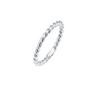 Nenalina Ring Silber 925 Damen Silberring Damenring polierte Oberfläche Kordelring