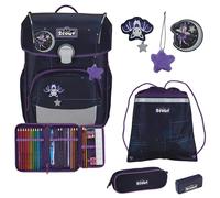 Scout Schulranzen-Set Neo Exklusiv Safety Light Spooky Starlight
