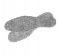 NEO TOOLS Filz Einlegesohlen - Schuheinlage - 7mm Dick - Schützt vor Kälte und Feuchtigkeit - Filzsohlen Große 38-47, Grau | 44-45 EU