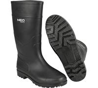 NEO TOOLS Gummistiefel - Gumischtifel unisex Wasserdicht Rain Boots Gartenstiefel Atmungsaktiv Gummistiefeletten Wasserdichter Angelstiefel Schwarz - 39-46