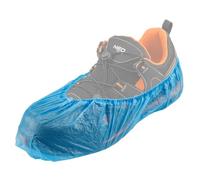 NEO TOOLS Schuhüberzieher Einweg Extra Stark, Blaue CPE Überziehschuhe