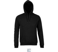 NB3196 NEOBLU Herren French-Terry-Stoff Kapuzensweatshirt Nicholas Deep Black S