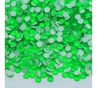 Neon-Strasssteine SS16-SS20, flache Rückseite, Glaskristall, nicht Hotfix-Strasssteine für Nagelkunst, Kleidungsdekorationen, Basteln, DIY-Neon-Smaragd-SS20, 1440 Stück