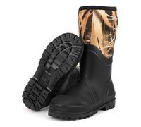 Neopren Gummistiefel für Herren Jagd Angeln Hof Warme Stiefel Tarnung 48