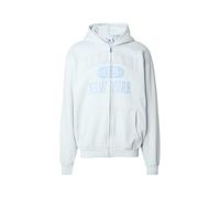 Neopren-Hoodie KARL KANI "Karl Kani Heritage 89 Oversized Zip Hoodie", Herren, Gr. XS, weiß (light blau), 70% Baumwolle, 30% Polyester, mehrfarbig, oversize, ohne Ausschnitt, Pullover (22362015-XS) li