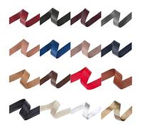 Neotrims 10 mm und 20 mm, aus PU Kunstleder Band trimmen Band Coach Kinderwagen Gurt Leiste. 3,8 Meter, 7,5 m & 19 MTS (1 Spule) Längen. 17 Farben Optionen Rot, Schwarz, Gold, Braun, Silber, Lila etc
