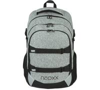 neoxx Active Pro Schulrucksack 26 Liter Wool the World grau