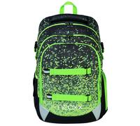 neoxx Schulranzen Active Pro schwarz/grün - Pixel in my mind