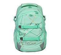 neoxx | Active Schulrucksack - Schulranzen für die weiterführende Schule - ergonomischer Rucksack für Mädchen - Tornister (Mint to be)