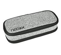 neoxx - Catch Schlamperbox Wool The World - Schlampermäppchen für Schulkinder mit stylischem Design - Federmäppchen mit Zwei Reißverschlussfächern