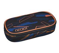 neoxx - Jump Schlamperbox - Recycelte PET-Flaschen, Hauptfach mit Reißverschluss, 10 Stifteschlaufen, Sichtfenster - Schulbedarf für Kinder