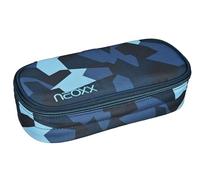 neoxx - Jump Schlamperbox - Recycelte PET-Flaschen, Hauptfach mit Reißverschluss, 10 Stifteschlaufen, Sichtfenster - Schulbedarf für Kinder