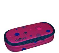 neoxx - Jump Schlamperbox - Recycelte PET-Flaschen, Hauptfach mit Reißverschluss, 10 Stifteschlaufen, Sichtfenster - Schulbedarf für Kinder