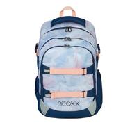 neoxx Schulrucksack ACTIVE Pro Dreaming of pastel - aus recycelten PET-Flaschen - Rucksack für die Schule mit 3 Fächern + Geheimfach - höhenverstellbare und gepolsterte Träger - Volumen ca. 30 Liter