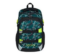neoxx Schulrucksack ACTIVE Pro Flash yourself - aus recycelten PET-Flaschen - Rucksack für die Schule mit 3 Fächern + Geheimfach - höhenverstellbare und gepolsterte Träger - Volumen ca. 26 Liter