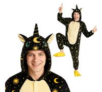 nerd hunters Kigurumi Onesie Hund Pyjama Erwachsene Unisex - Tierkostüm Overall aus Flanell - Schlafanzug Einteiler für Damen und Herren