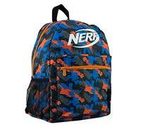 NERF Rucksack | Jungen Camouflage Schulrucksack | Backpack für Kinder
