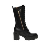 High-Heel-Stiefel NERO GIARDINI "Nero Giardini Stiefel Leder", Damen, Gr. 38, schwarz, Leder, casual, Schuhe (26290109-38) schwarz