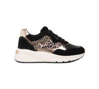 Nero Giardini E512864D Damen-Sneaker aus Wildleder, Leder und technischem Material, Schwarz , 36 EU