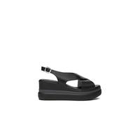Nero Giardini E513515D Damen-Sandalen aus Leder, Schwarz , 36 EU