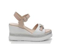 Nero Giardini E513552D Damensandalen Aus Leder - Weiß 38 EU