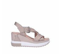 Nero Giardini Keilsandalette E513605D Leder Beige Damen Größe 39