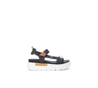 Nero Giardini Damensandalen E513691D aus Gewebe und Leder Blau EU 38