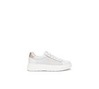 Sneaker NERO GIARDINI "Nero Giardini Sneaker Leder", Damen, Gr. 37, weiß, Leder, Schuhe Sneaker (24566052-37) weiß