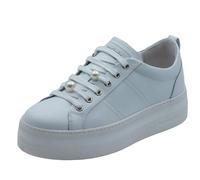 Nero Giardini E615311D Skipper weiße Damen-Sneakers aus Leder mit Keilabsatz, Weiß, 36 EU