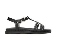 Riemchensandale NERO GIARDINI "Nero Giardini Sandalen Leder", Damen, Gr. 40, schwarz, Leder, Schuhe Riemchensandale (87104359-40) schwarz