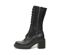 High-Heel-Stiefel NERO GIARDINI "Nero Giardini Stiefel Lederimitat", Damen, Gr. 39, schwarz, Lederimitat, Schuhe (89145621-39) schwarz