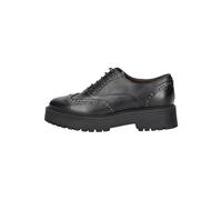 Schnürschuh NERO GIARDINI "Nero Giardini Halbschuhe Leder", Damen, Gr. 39, schwarz, Leder, Schuhe (58147150-39) schwarz