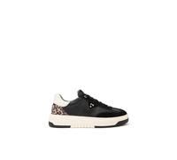 Nero Giardini I411645D Damensneakers Aus Glattleder, Veloursleder Und Technischem Material - Schwarz 38 EU
