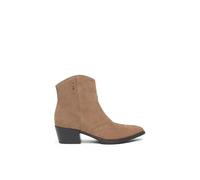 Bikerboots NERO GIARDINI "Nero Giardini Stiefelette Veloursleder", Damen, Gr. 37, braun, Veloursleder, Schuhe Bikerboots (38076012-37) braun