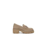 Nero Giardini I513984D Damen-Mokassins Aus Veloursleder - Beige 37 EU