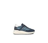 Nero Giardini I514065D Damensneakers Aus Velours-, Glattleder Und Technisches Material - Blau 39 EU