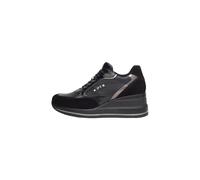 Nero Giardini I514130D Damensneakers Aus Velours-, Glattleder Und Technisches Material - Schwarz 39 EU