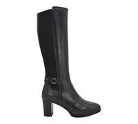High-Heel-Stiefel NERO GIARDINI "Nero Giardini Stiefel Leder/Textil", Damen, Gr. 41, schwarz, Leder, Textil, Schuhe (55202804-41) schwarz