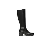 Nero Giardini I514643D Damenstiefel Aus Leder Und Gewebe - Schwarz 37 EU