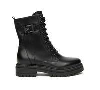 Schnürstiefelette NERO GIARDINI "Nero Giardini Stiefelette Leder", Damen, Gr. 39, schwarz, Leder, casual, Schuhe (43696220-39) schwarz