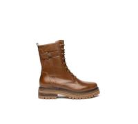 Schnürstiefelette NERO GIARDINI "Nero Giardini Stiefelette Leder", Damen, Gr. 36, braun (mittelbraun), Leder, Schuhe (35808746-36) mittelbraun
