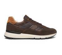 Sneaker NERO GIARDINI "Nero Giardini Sneaker Leder/Synthetik", Herren, Gr. 42, dunkelbraun, Leder, Synthetik, Schuhe Sneaker (14058030-42) dunkelbraun
