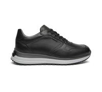 Sneaker NERO GIARDINI "Nero Giardini Sneaker Glattleder", Herren, Gr. 42, schwarz, Glattleder, Schuhe Sneaker (66540338-42) schwarz