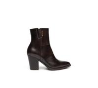 High-Heel-Stiefelette NERO GIARDINI "Nero Giardini Stiefelette Leder", Damen, Gr. 38, braun (cafe), Leder, Schuhe (90618625-38) cafe