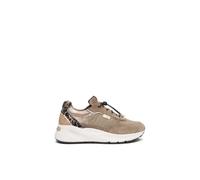 Nero Giardini I617387D Damen-Sneaker aus Wildleder, Canvas, Leder und technischem Material