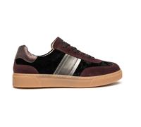 Sneaker NERO GIARDINI "Nero Giardini Sneaker Veloursleder", Damen, Gr. 39, rot (bordeaux), Veloursleder, Schuhe Sneaker (57905607-39) bordeaux